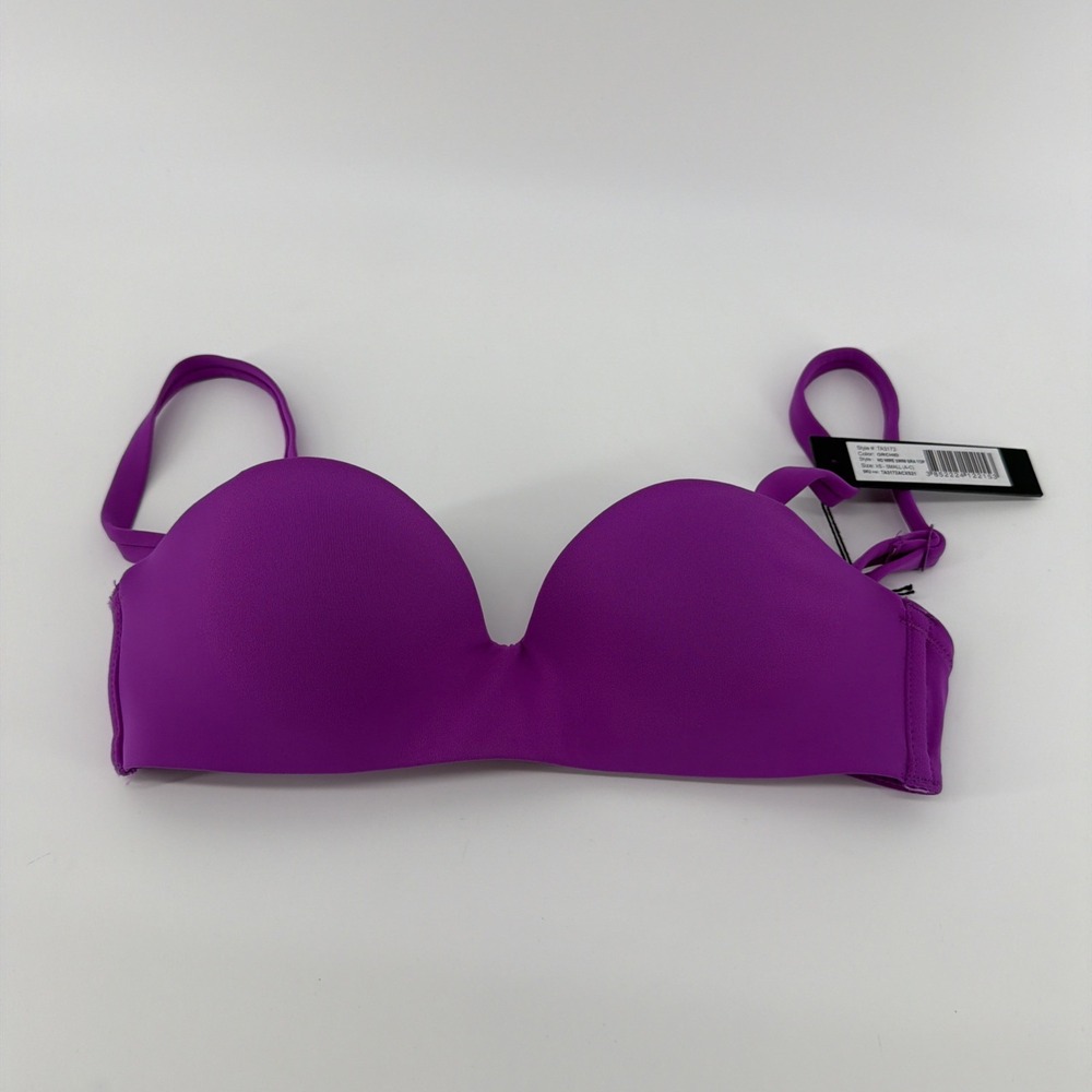 TA3 Womens XS Cup (A-C) No Wire Swim Bra Bikini Top in Orchid New